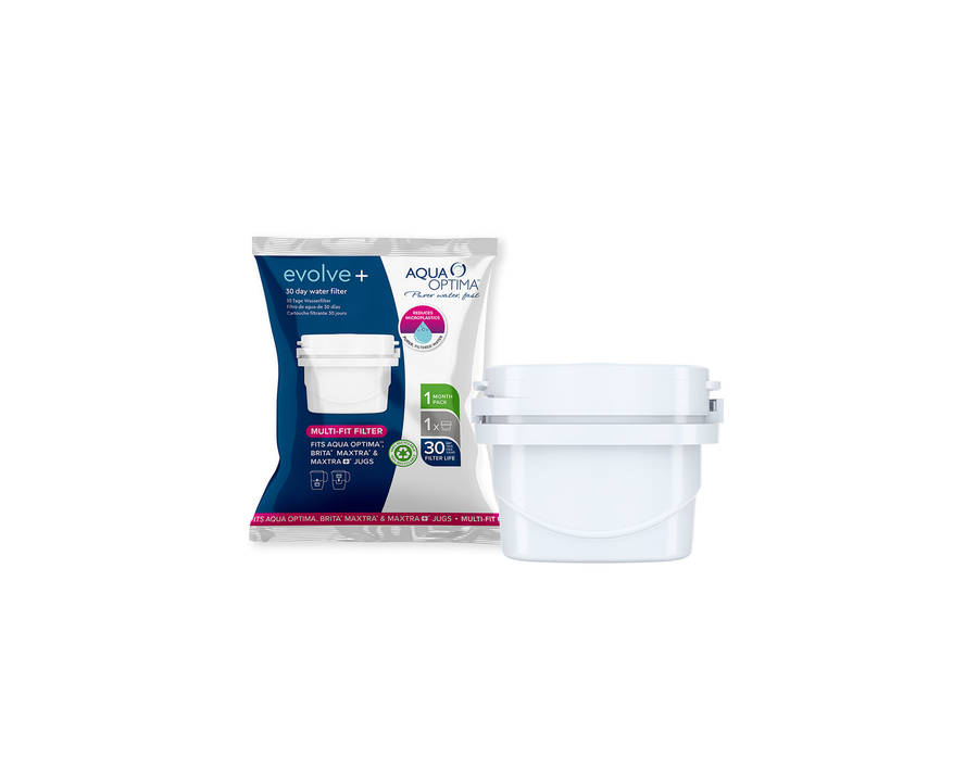 Filter 3 Piece Pack Plastic White 30 Day "Evolve+"