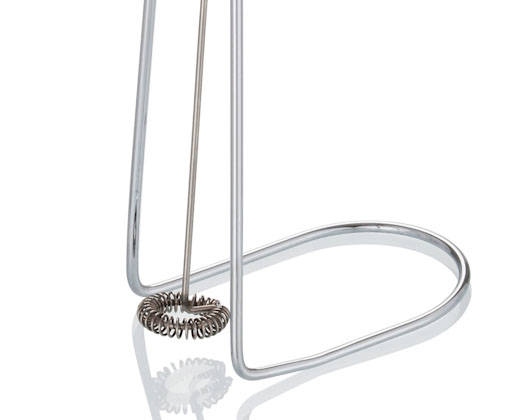 Milk Frother Battery Operated Stainless Steel Brushed 3V "Whipmaster"