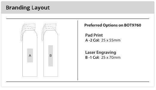 Katana Matte Finish Bottle - White