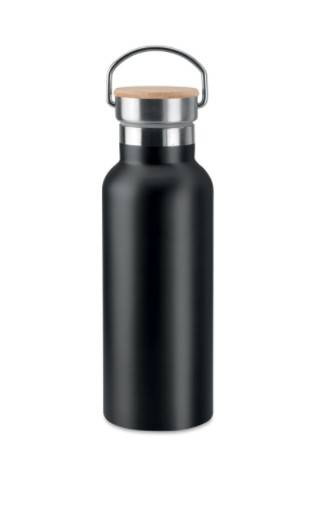 Double Wall Stainless Steel Flask - Black