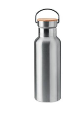 Double Wall Stainless Steel Flask - Silver