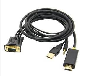 VGA (M)+AUDIO TO HDMI (M) CONVERTER 1.8M