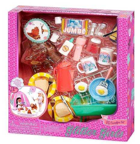 GLITTER GIRLS CAMPFIRE ACCESSORY SET