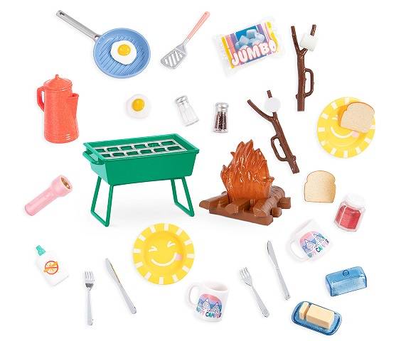 GLITTER GIRLS CAMPFIRE ACCESSORY SET