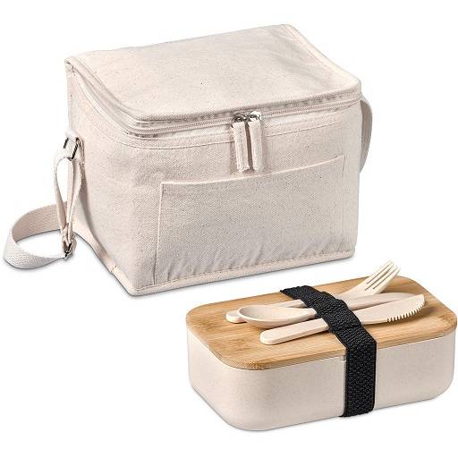 Okiyo Kura Cotton & Wheat Straw Lunch Set