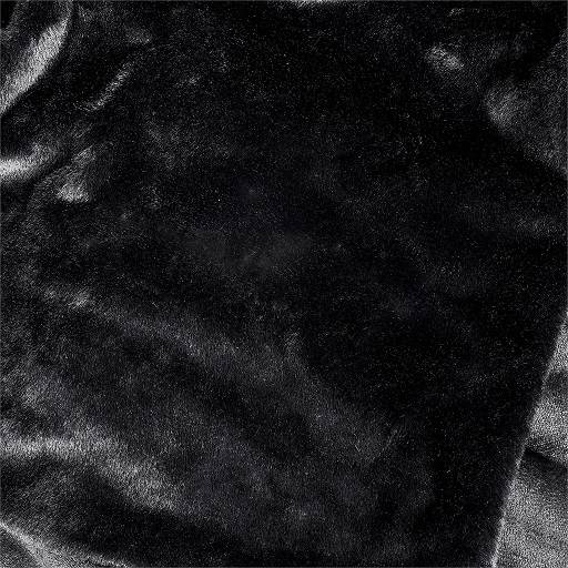 Alex Varga Palazzo Faux Fur Fleece Blanket - Black