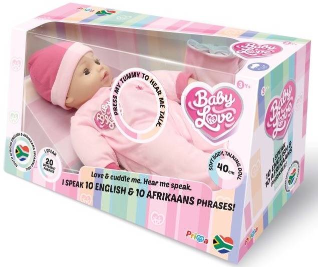 PRIMA BABY LOVE - ENG/AFR TALKING DOLL