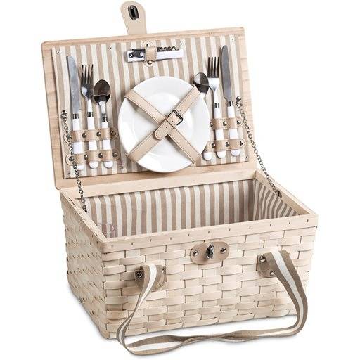 Serendipio Montega 2-Person Picnic Basket - Natural