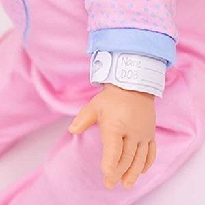 TINY TREASURES DOLL PEEKABOO BUNNY BABY CARE SET