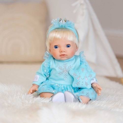 TINY TREASURES DOLL SNOWFLAKE BABY CARE SET