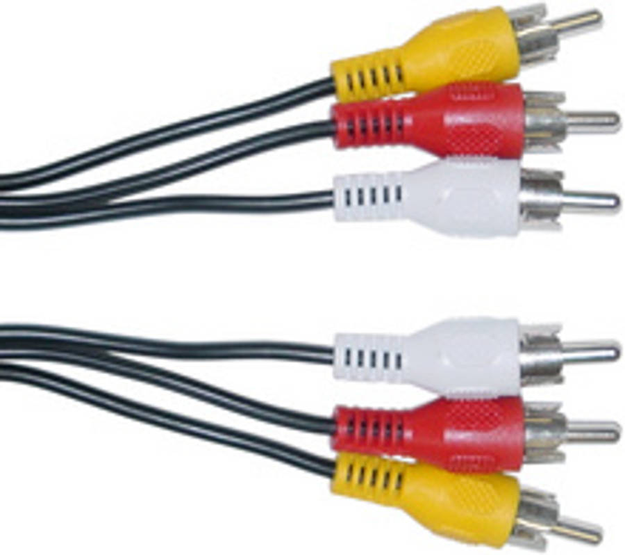 3 RCA TO 3 RCA 5M CABLE