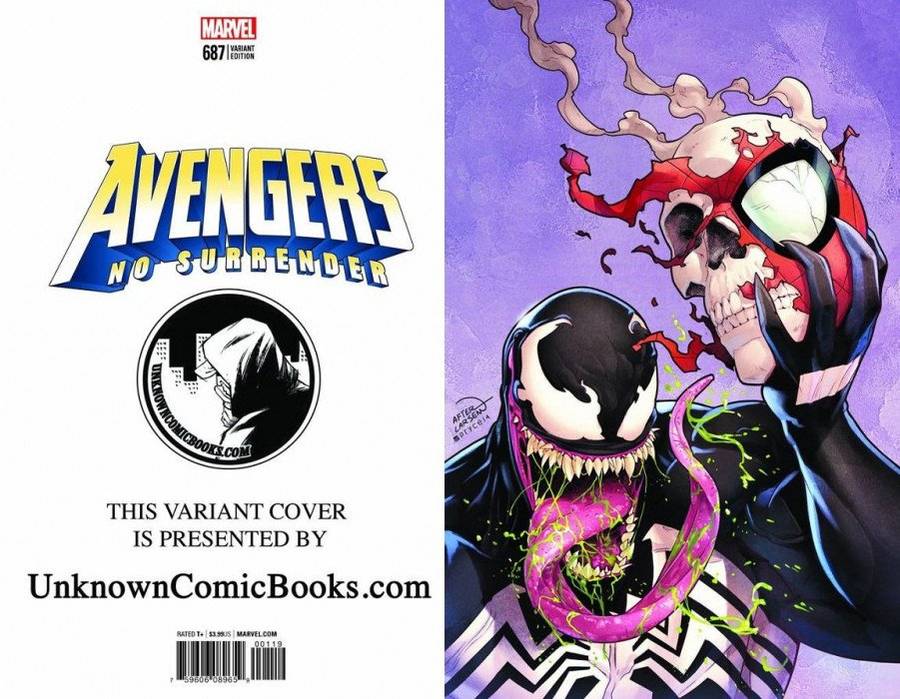 Avengers Issue # 687unknown UNKNOWN COMIC BOOKS EXCLUSIVE VIRGIN CAMPBELL VENOM 30TH VARIANT
