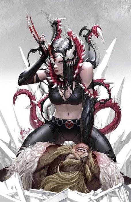 Death Of The Venomverse #3 Inhyuk Lee Venomized X-23 Trade & Virgin Exclusive Set.