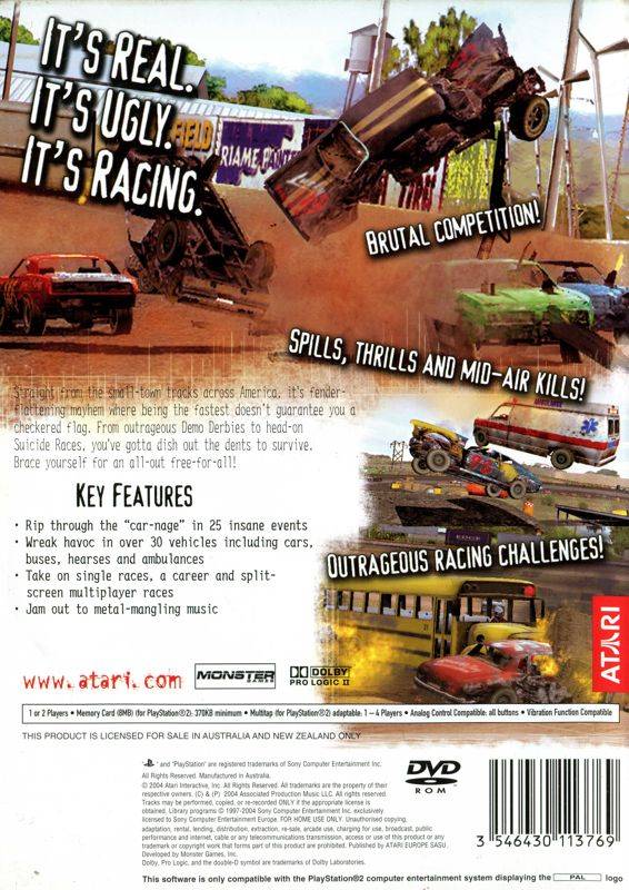 PS2 Driven to Destruction