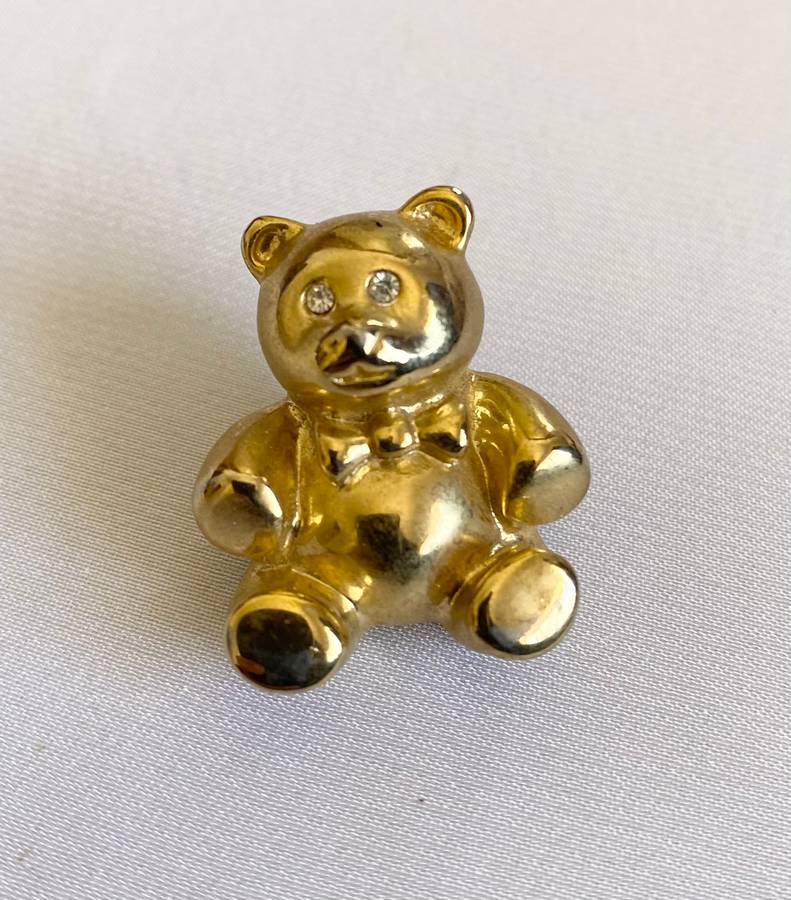 Brooch - Teddy Bear Design. Gold Colour #ML181