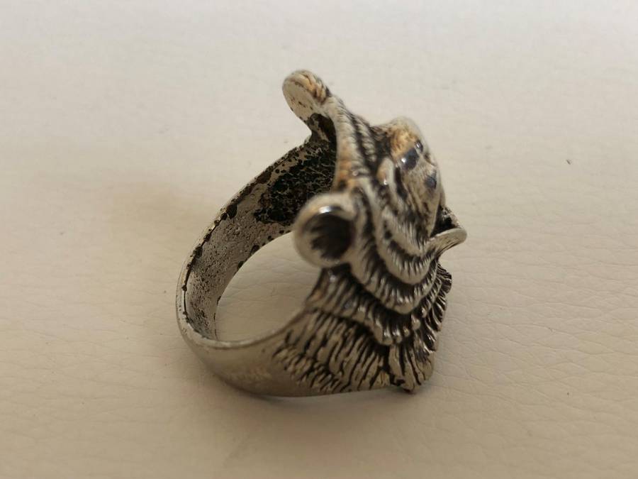 925 Silver Bear Ring, G & S c. 94 No. 10 #ML331 R495.00 | Dimensions: Size R1/2