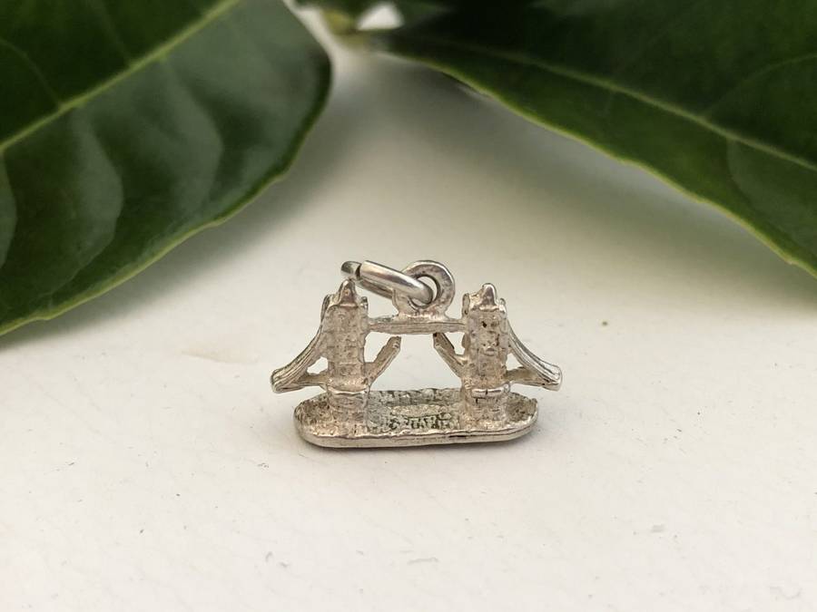 Silver London Bridge Charm #ML375 R120.00 | Dimensions: 20mm by 12mm