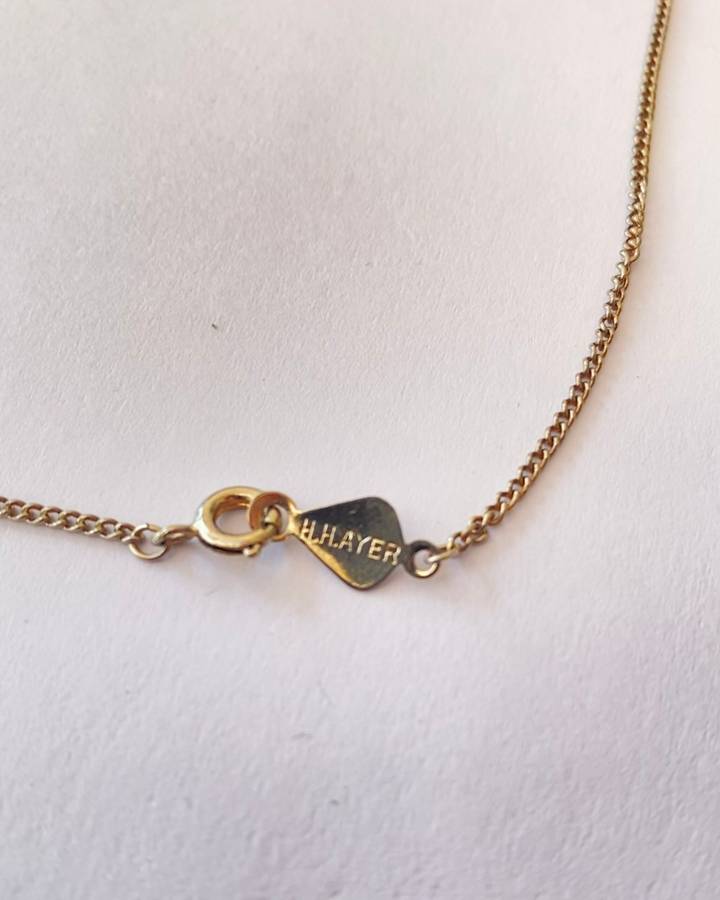 Necklace - Heart Pendant on Chain. Silver Colour. Heart Has Single Diamante #ML1571