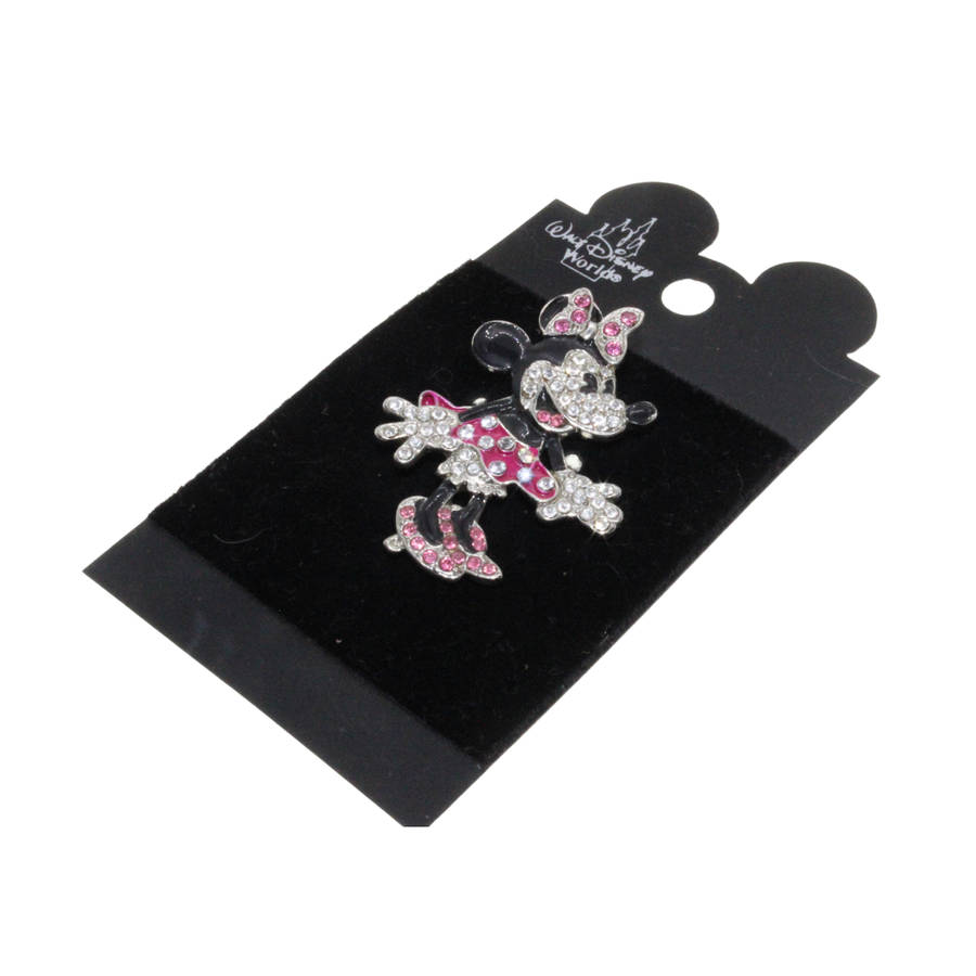 Brooch - Silver Tone Original Walt Disney World Merchandise. Enamel with Diamantes - ML2811