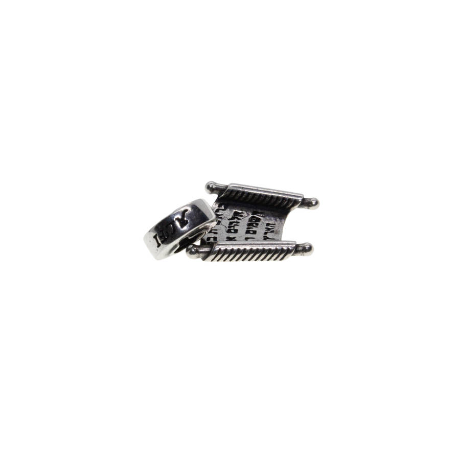 Charm - 925 Silver Judaica scroll charm/pendant - ML2875