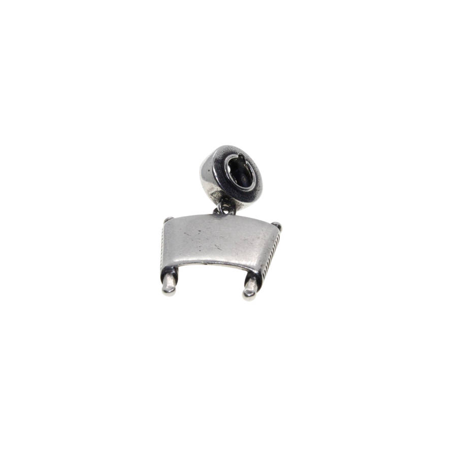 Charm - 925 Silver Judaica scroll charm/pendant - ML2875