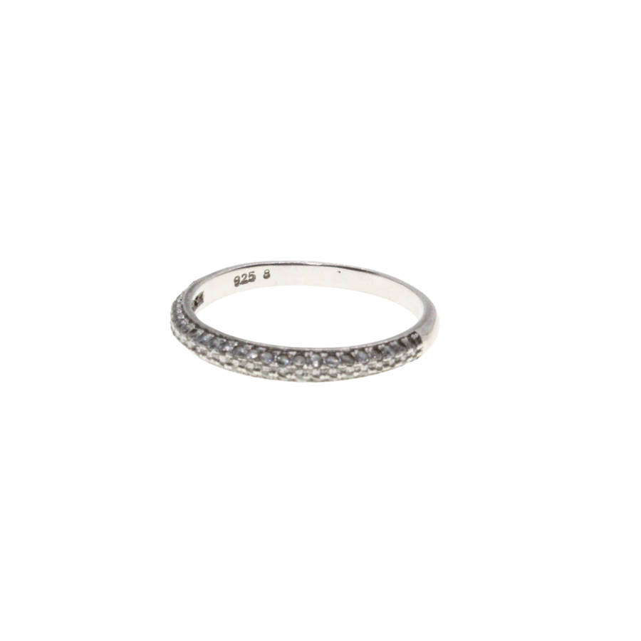 Ring - 925 Silver Band with Parve - ML2934