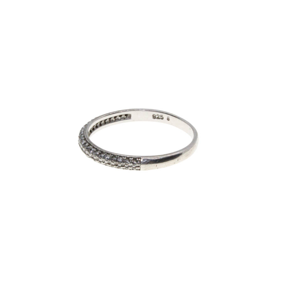 Ring - 925 Silver Band with Parve - ML2934