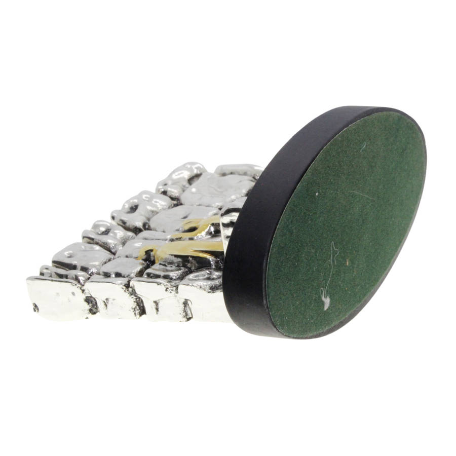 Antique - 925 Silver Clad Stamped. Jerusalem Wailing Wall Ornament - ML3003