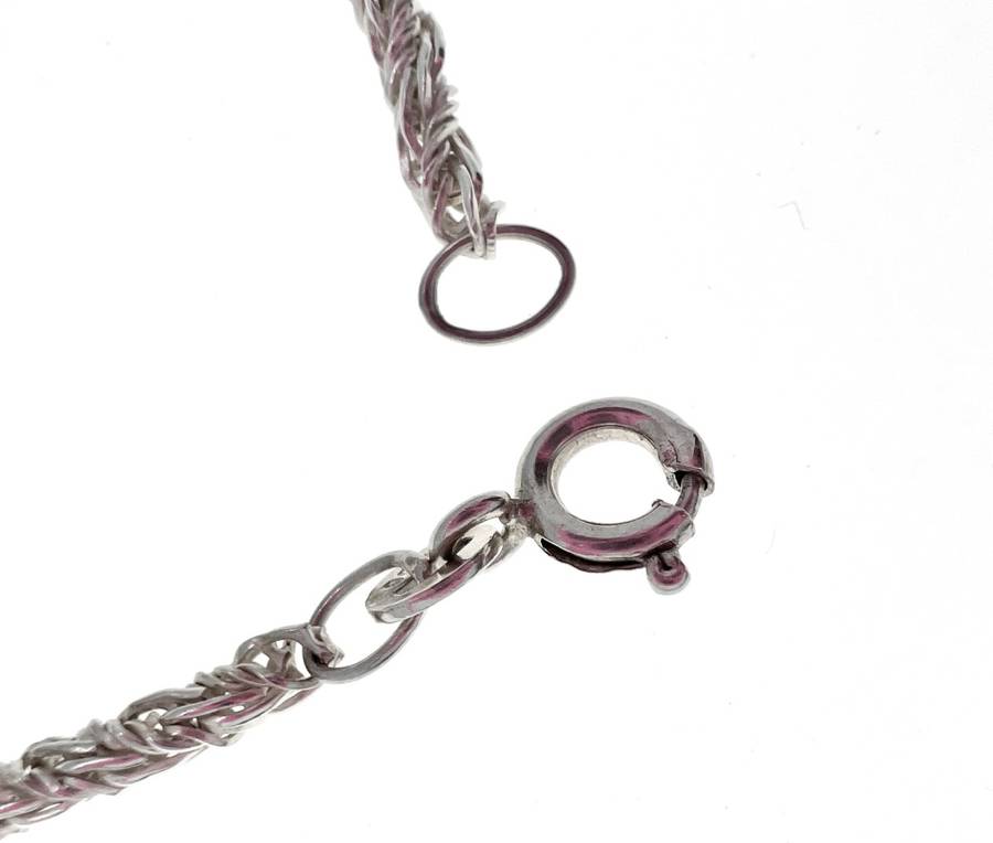 Bracelet - 925 Silver Rope Dainty Bracelet - ML2040