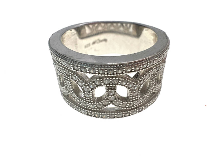 Ring - Vintage 925 Silver Parve Band - ML2069