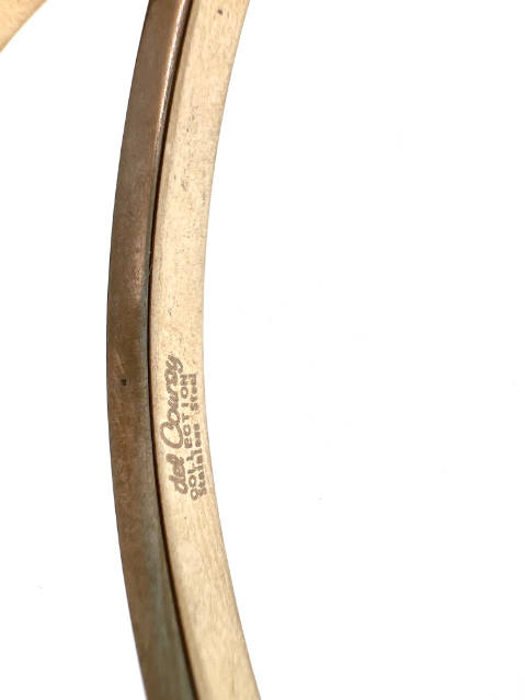 Bangle - 2 x  Stainless steel tennis style with 32 diamantes (gold tone) - ML2086