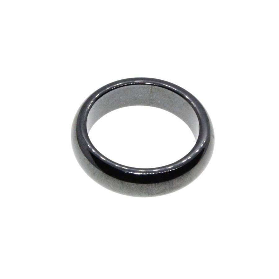 Ring - Gun Metal Tone Mens Ring. Plain & Elegant - ML3236