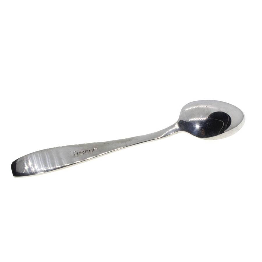 Coffee Spoons - Vintage 12 Angora Silver Plated Coffee Spoons made In England. Original Box - ML3427