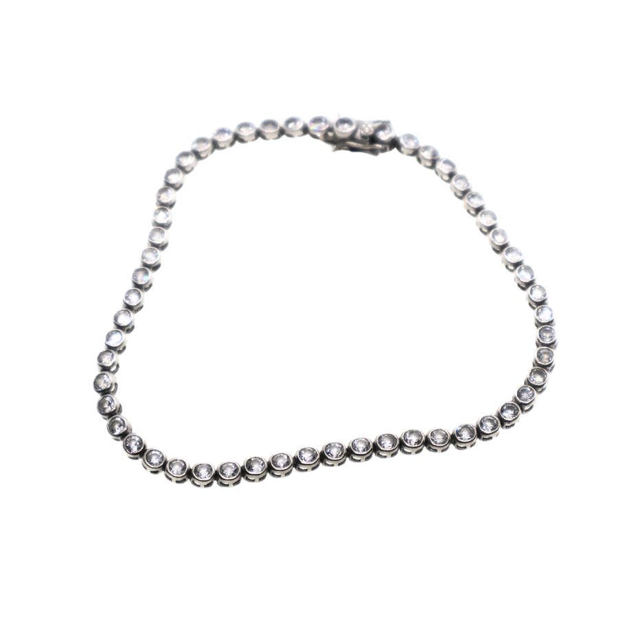 Bracelet - 925 Silver Tennis Bracelet - ML3671