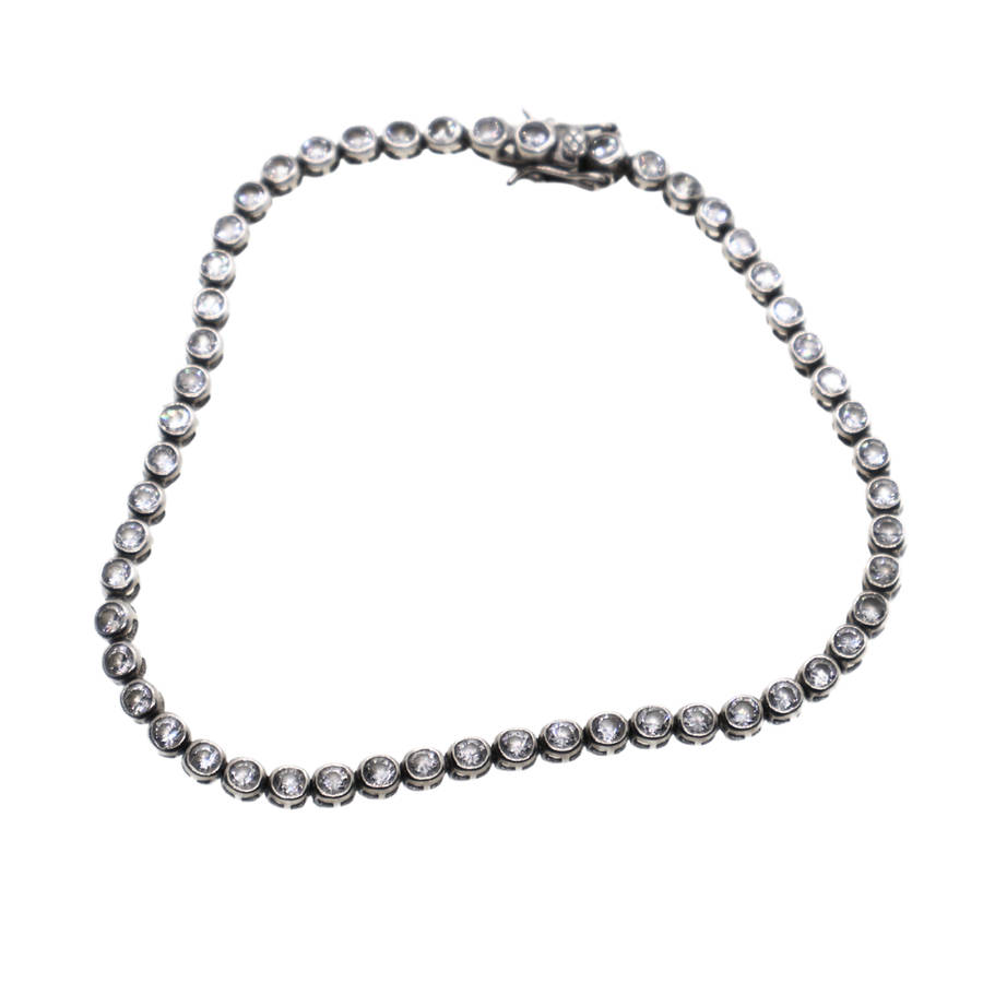 Bracelet - 925 Silver Tennis Bracelet - ML3671