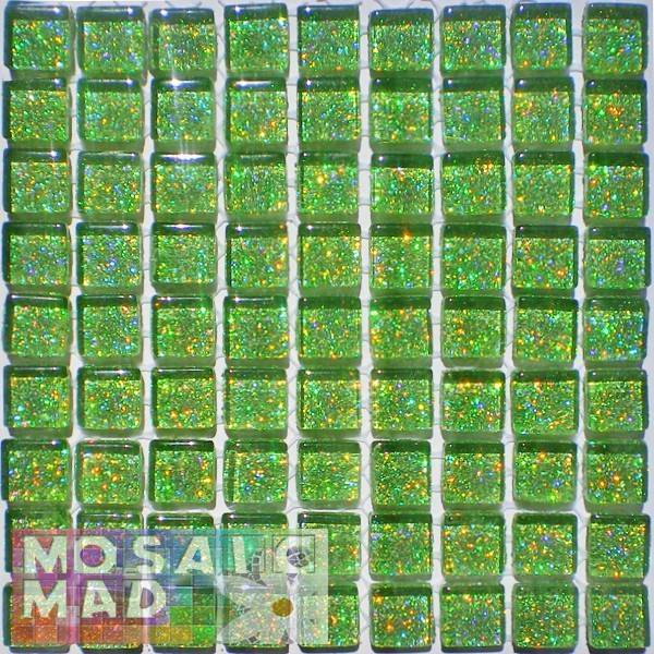 LIME, GREEN, mini,plain, mosaic tile, crystal glass, glass tiles, glitter