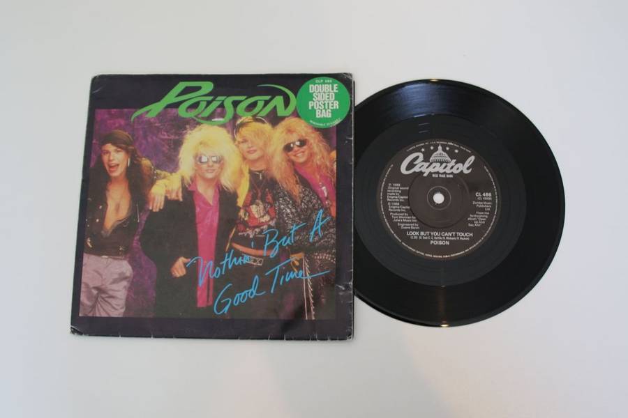 Poison ¿ Nothin¿ But A Good Time (7?)(VG+/VG)