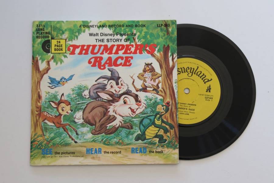 Walt Disney - Thumper's Race (7")(VG+/VG)