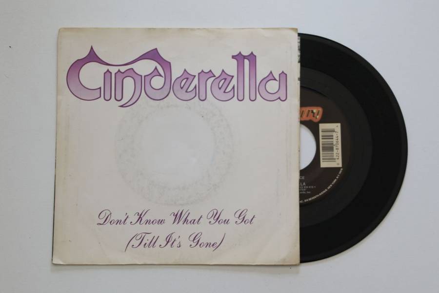 Cinderella - Don't Know What You Got (Till It's Gone) (7") (VG+/VG)