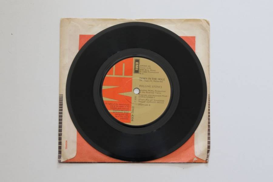 The Rolling Stones - Emotional Rescue / Down In The Hole (7") (VG/Gen)