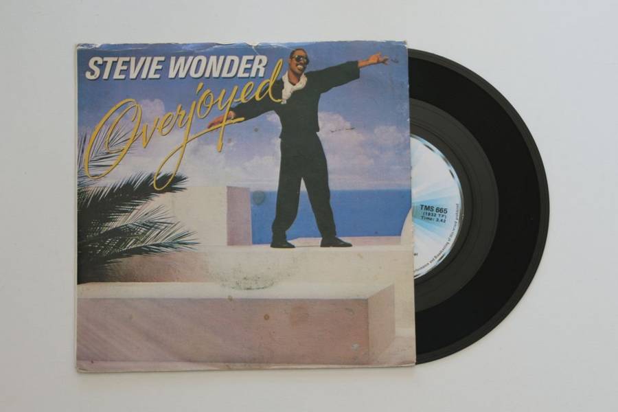 Stevie Wonder - Overjoyed (7") (VG+/G)