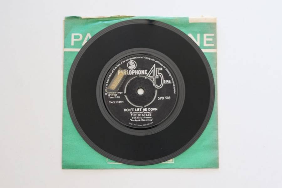 The Beatles - Don¿t Let Me Down (7") (G+/Gen)
