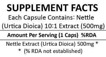 Stinging Nettle Extract 150 Capsules (500mg)