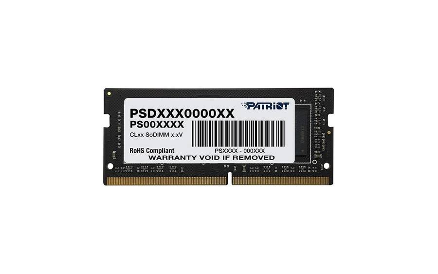 Patriot Signature Line 8GB DDR4 2666MHz Single Rank SODIMM Notebook Memory