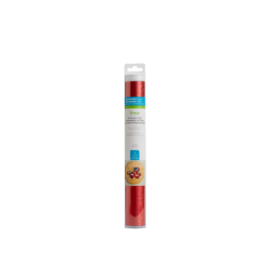 Cricut Premium Vinyl Art Deco True Red 30.5 x 122 cm