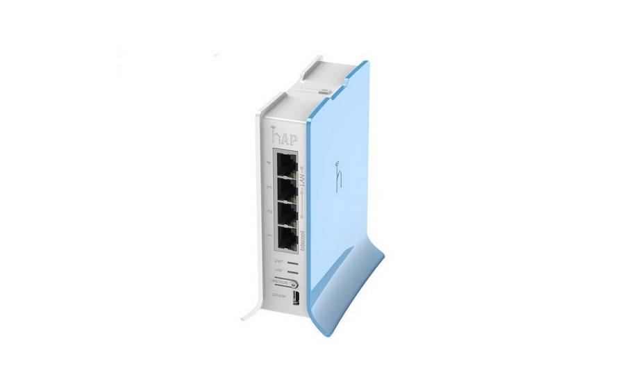 MikroTik hAP Lite Tower 4 Port Ethernet 300Mbps WiFi 4 Router