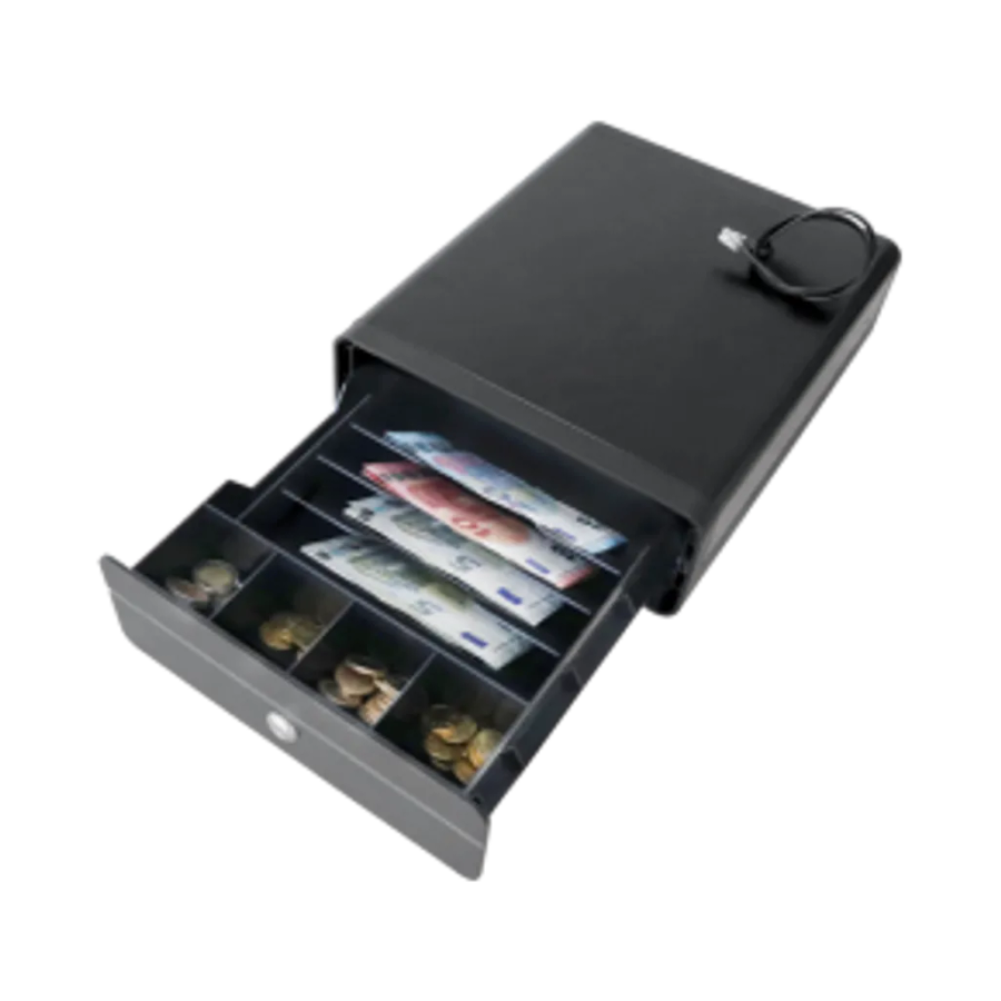 Maken Mini Cash drawer; Black; Epson RJ11 Printer Kick