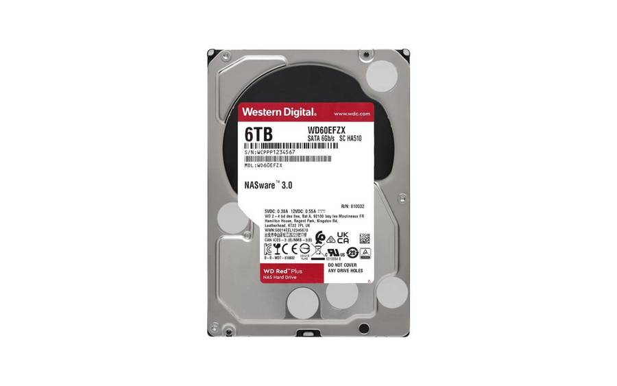 Western Digital 6TB 5400RPM SATA 6GBS 64MB Cache 3.5 Internal Hard Drive