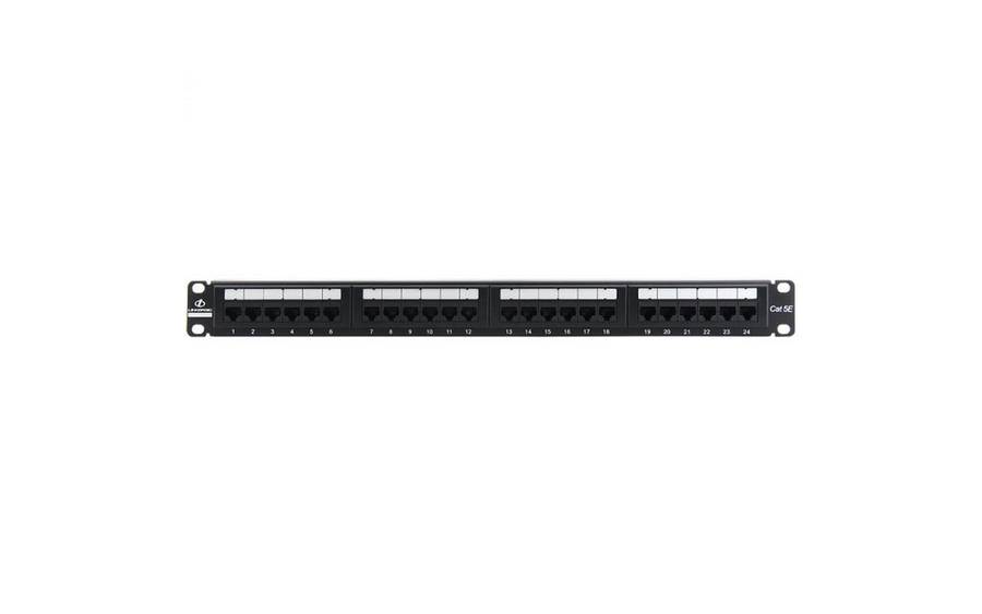 Linkbasic 24 Port Cat5e Rack Mount Patch Panel