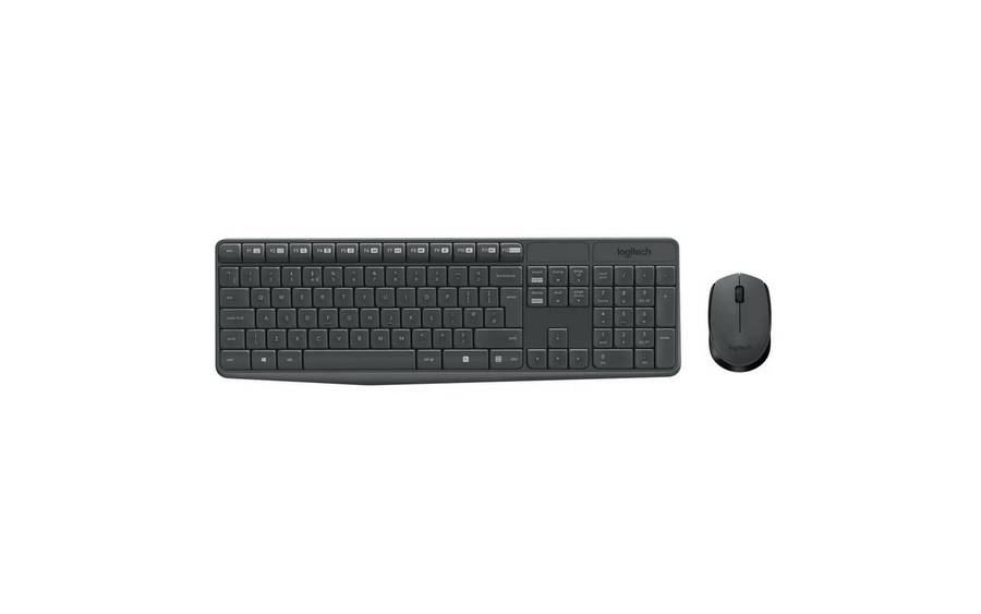 Logitech MK235 Wireless Mouse &amp; Keyboard Combo - Black